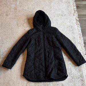 Prada Esla Quilted Sherpa Lined Hooded Jacket